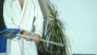 Attractive blonde German doll assfucked in the sex-party action